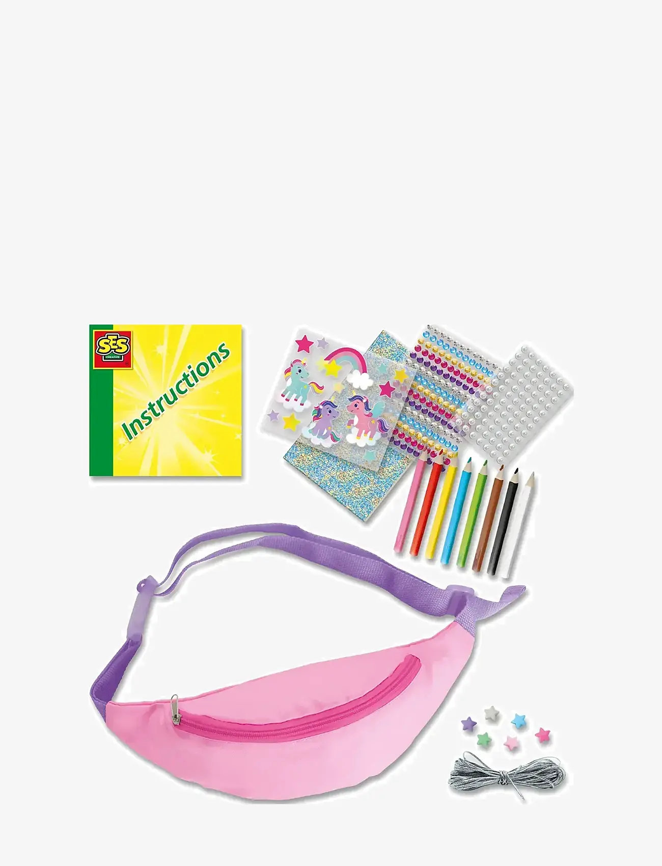 SES Creative - Fashion Bag Tags - Galaxy - kreasæt - pink - 2