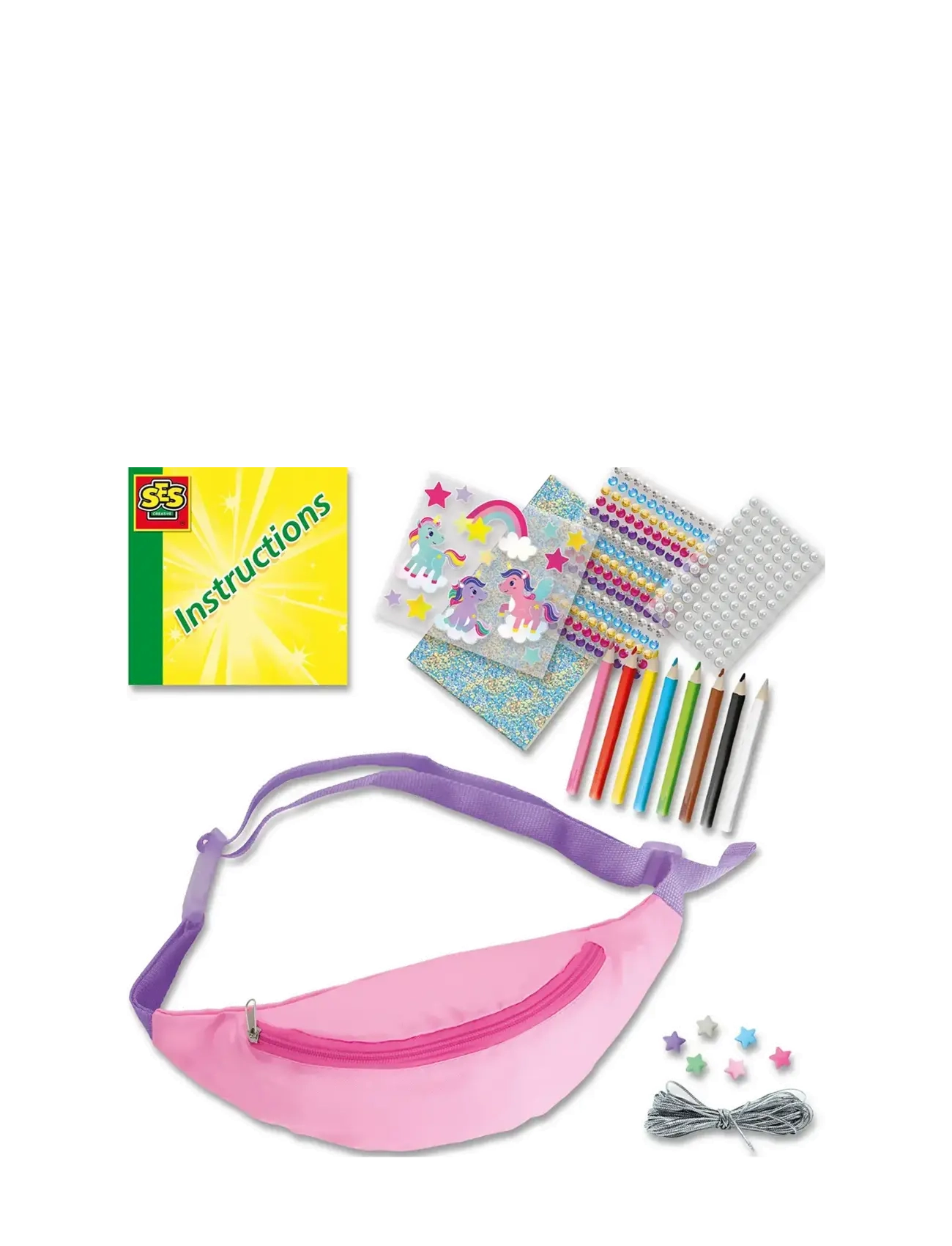 SES Creative - Fashion Bag Tags - Galaxy - bastelset - pink - 2