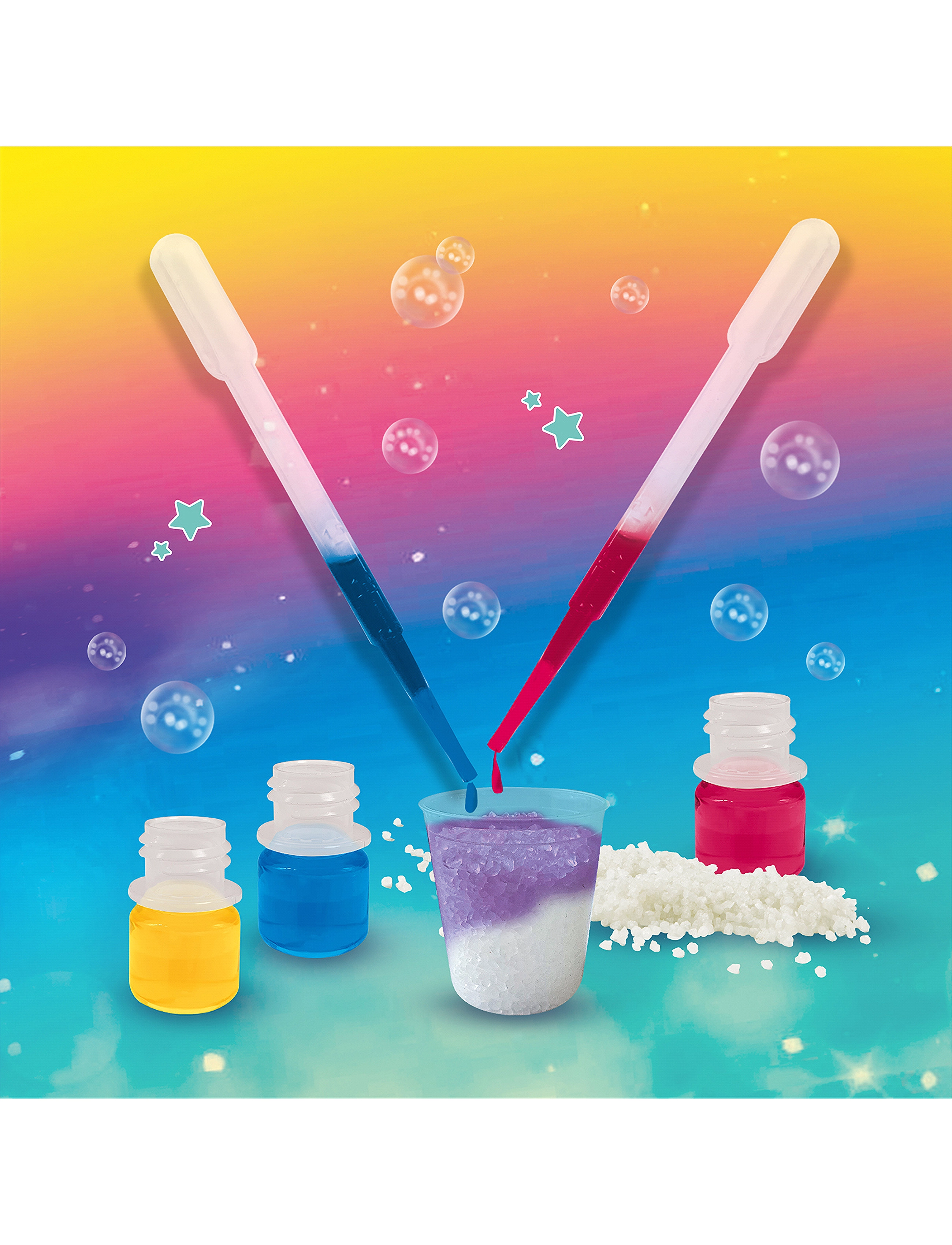 SES Creative Bath Salt Galaxy, One Size, Craft, Mehrfarbig/gemustert - Craft Sets, Kinder