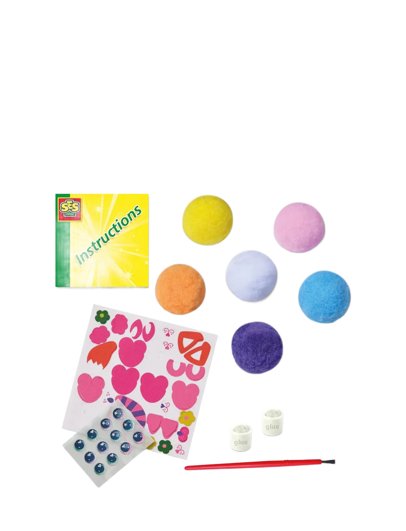 SES Creative - Pom Pom Pets - käsitöökomplekt - multi - 2