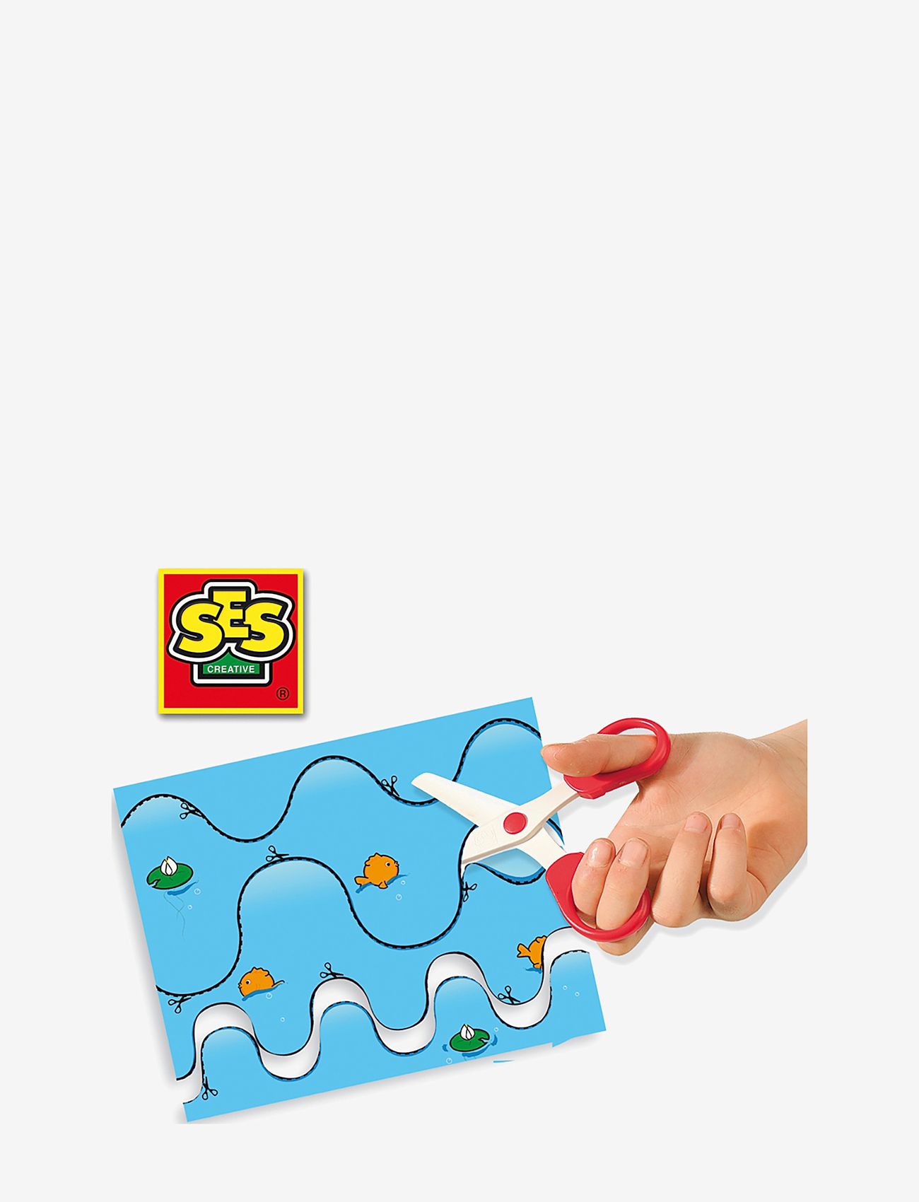 SES Creative - I learn to use scissors - käsitöökomplekt - multi - 1