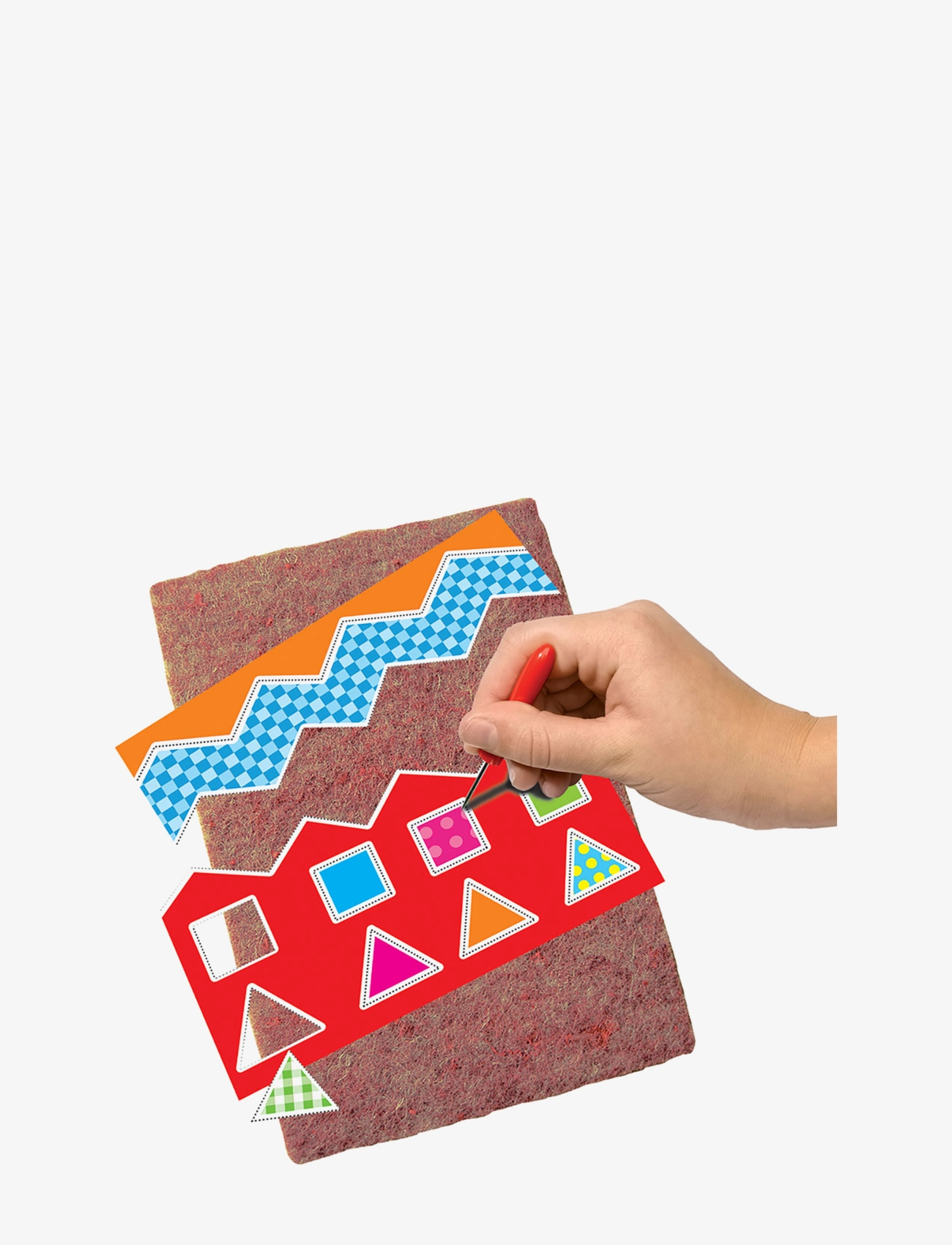 SES Creative - I learn to use scissors - mosaics & perforate - pysselset - multi - 1