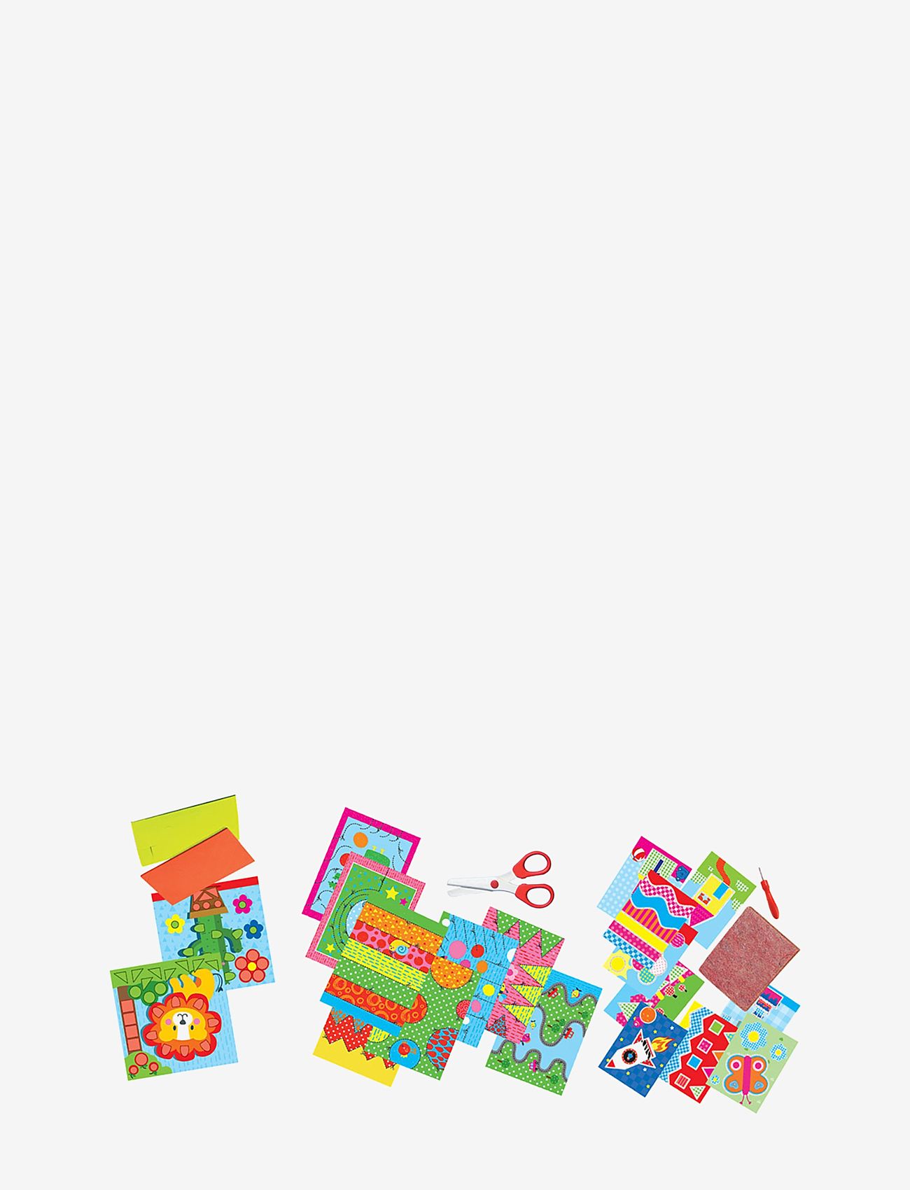 SES Creative - I learn to use scissors - mosaics & perforate - bastelset - multi - 2