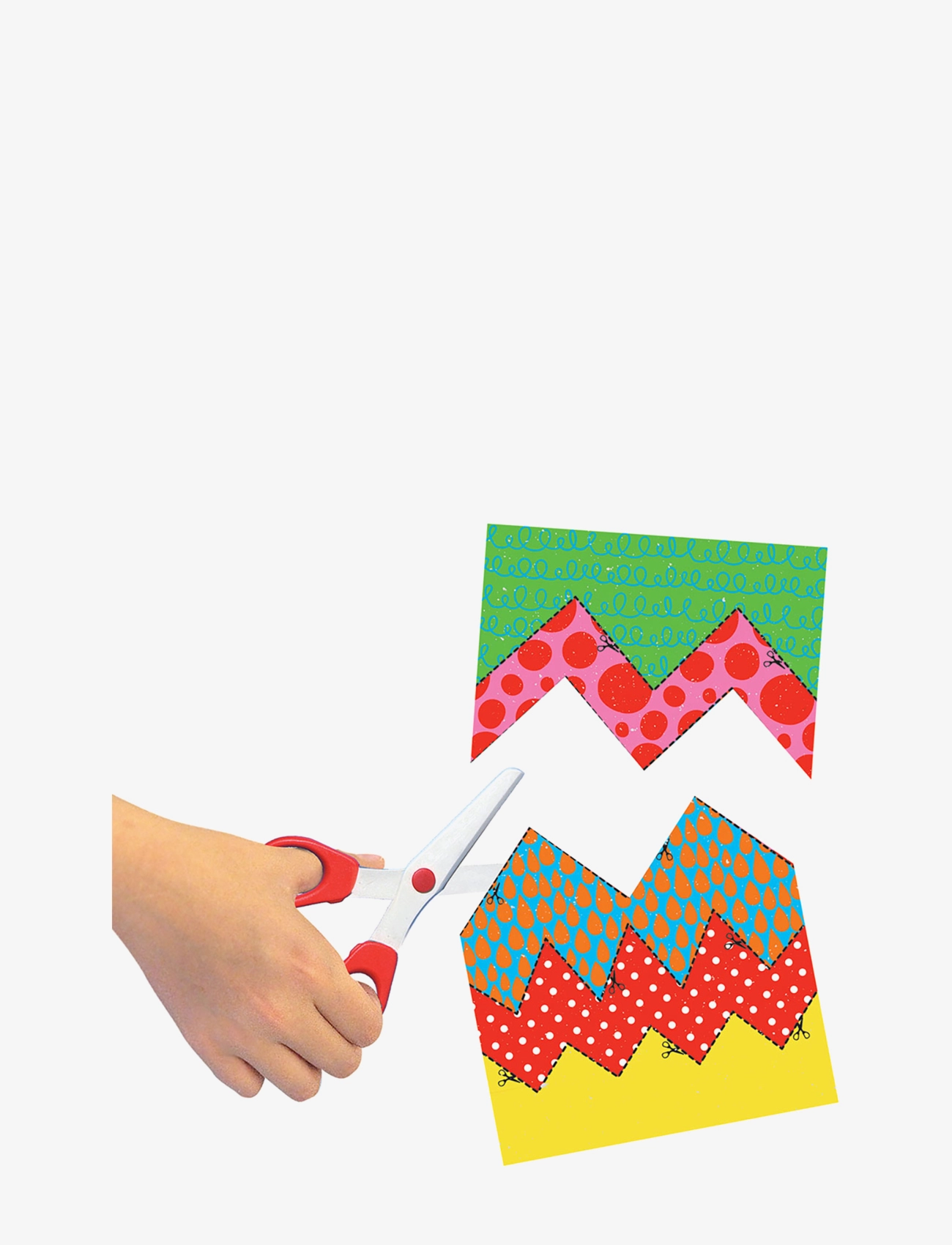 SES Creative - I learn to use scissors - mosaics & perforate - pysselset - multi - 3