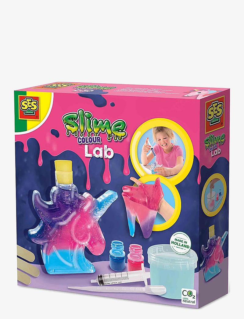 SES Creative - Slime - Unicorn Colour Lab - käsitöökomplekt - multi - 1
