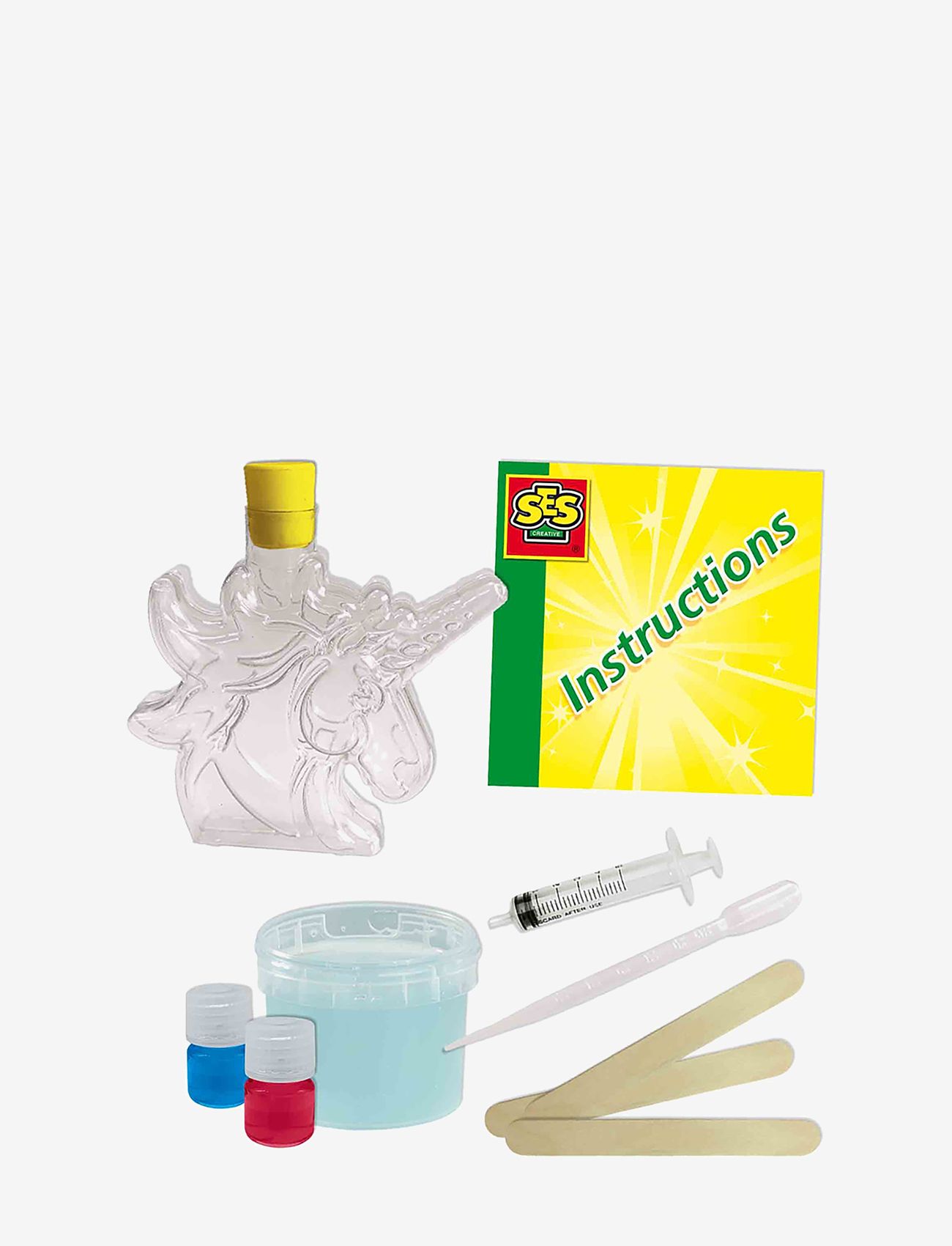 SES Creative - Slime - Unicorn Colour Lab - käsitöökomplekt - multi - 2