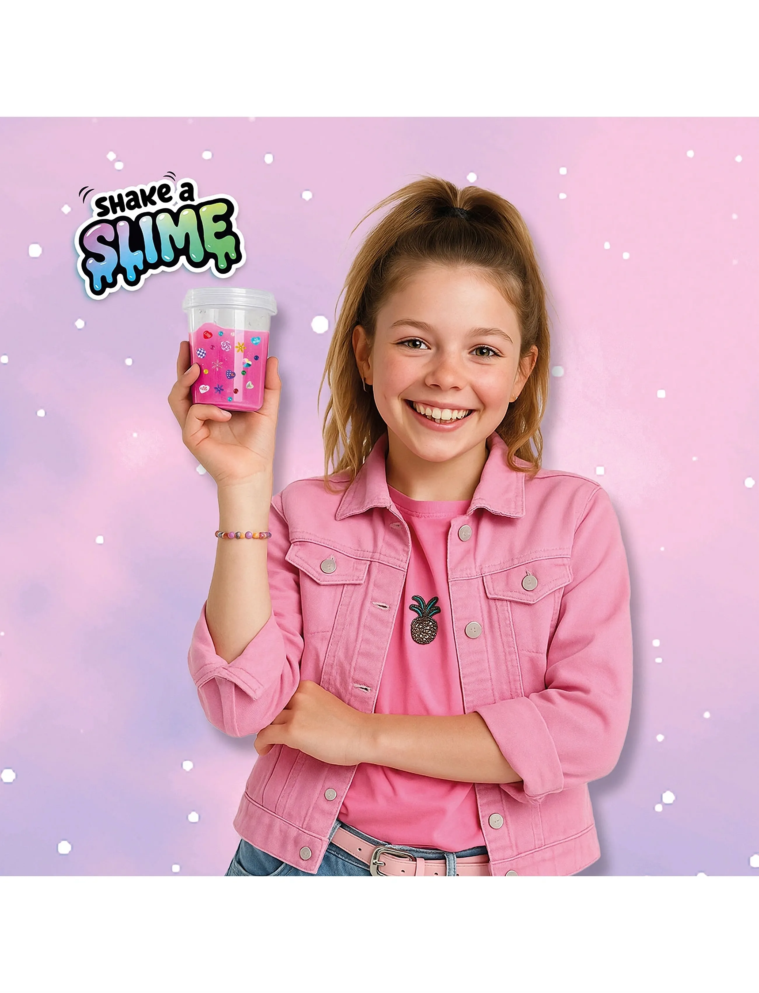 SES Creative - Shake-a-Slime - Love Story - schleim - pink - 3