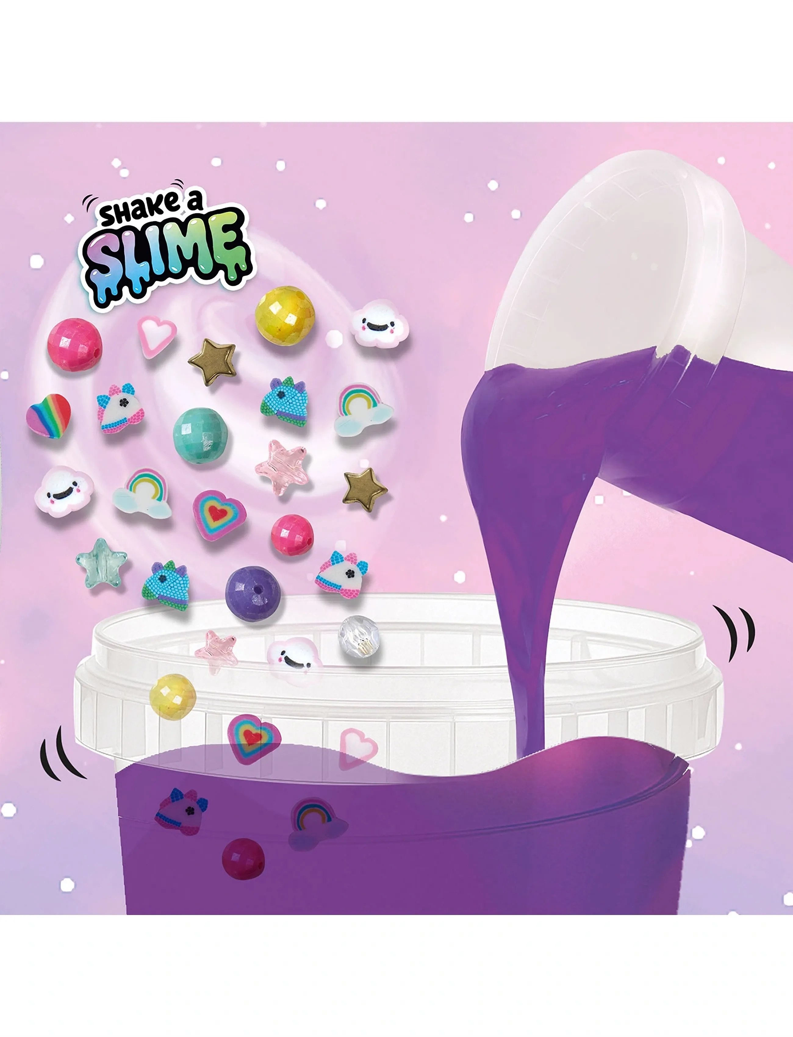SES Creative Shake-A-Slime Unicorn Dreams, Børn, Slime, Lila, Str: ONE SIZE