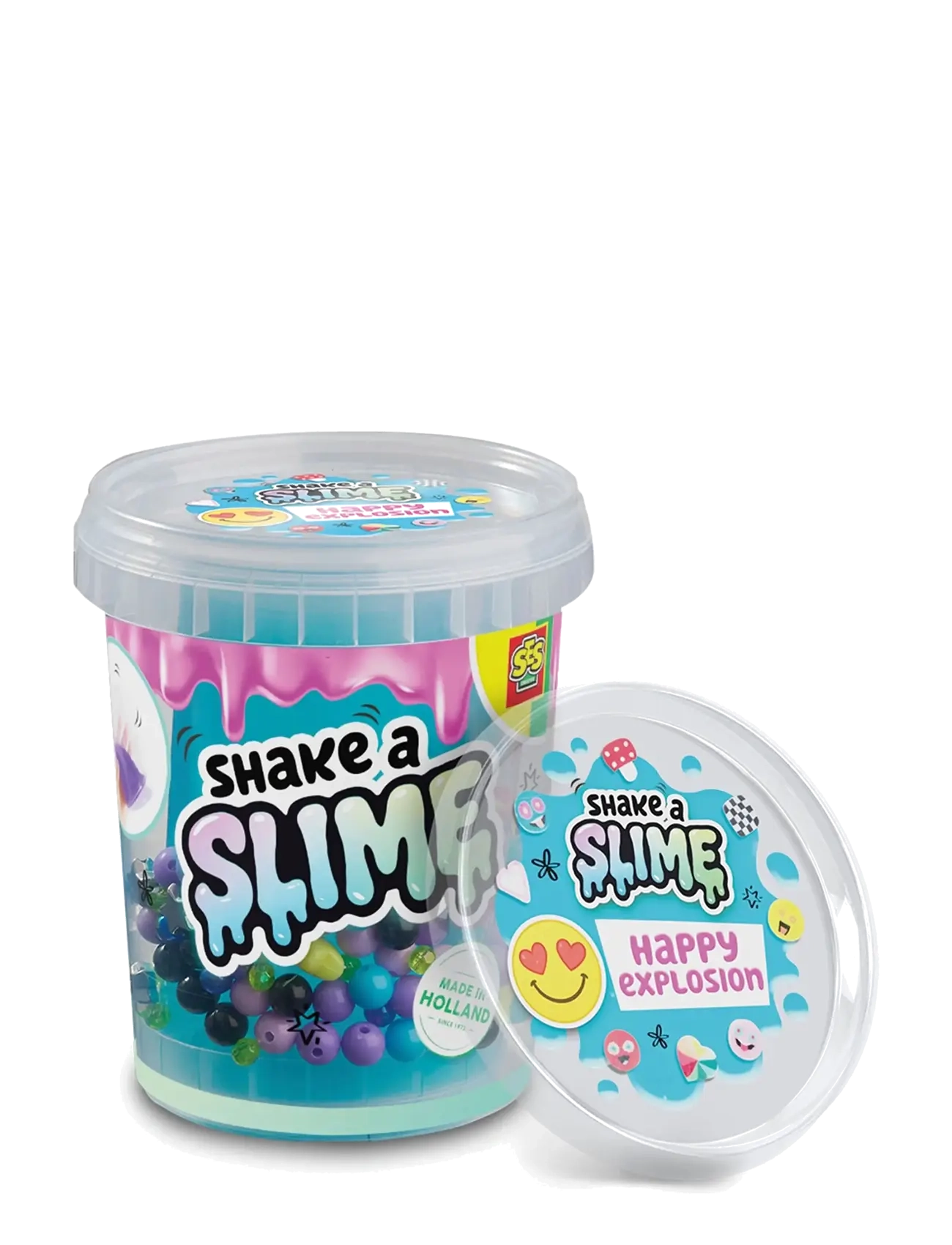 SES Creative Shake-a-Slime - Happy Explosion - Slime - TURQUISE / blue