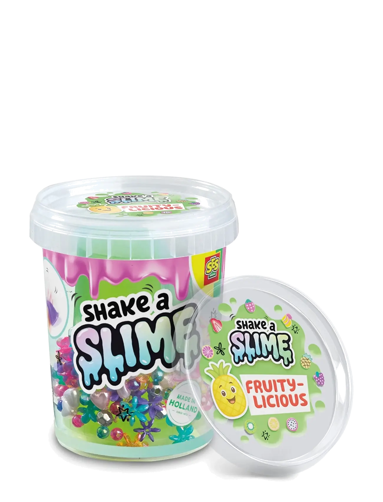 SES Creative Shake-a-Slime - Fruitylicious - Slime - NEON GREEN / green