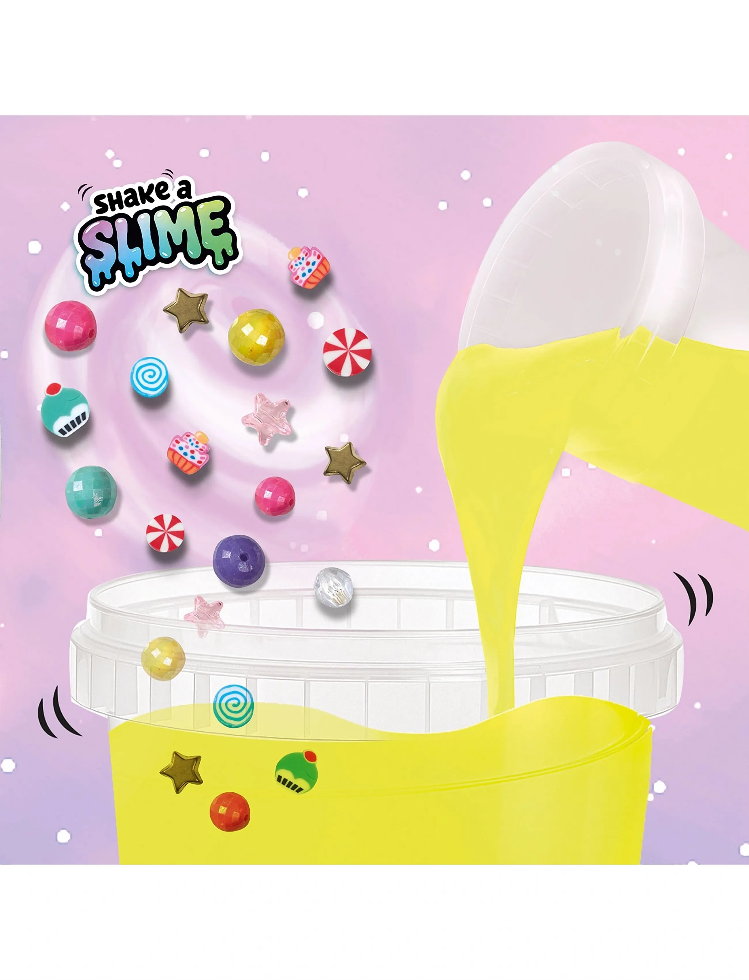 SES Creative Shake-A-Slime - Candy Shop, One Size, Yellow, Håndværk > Slime, Børn