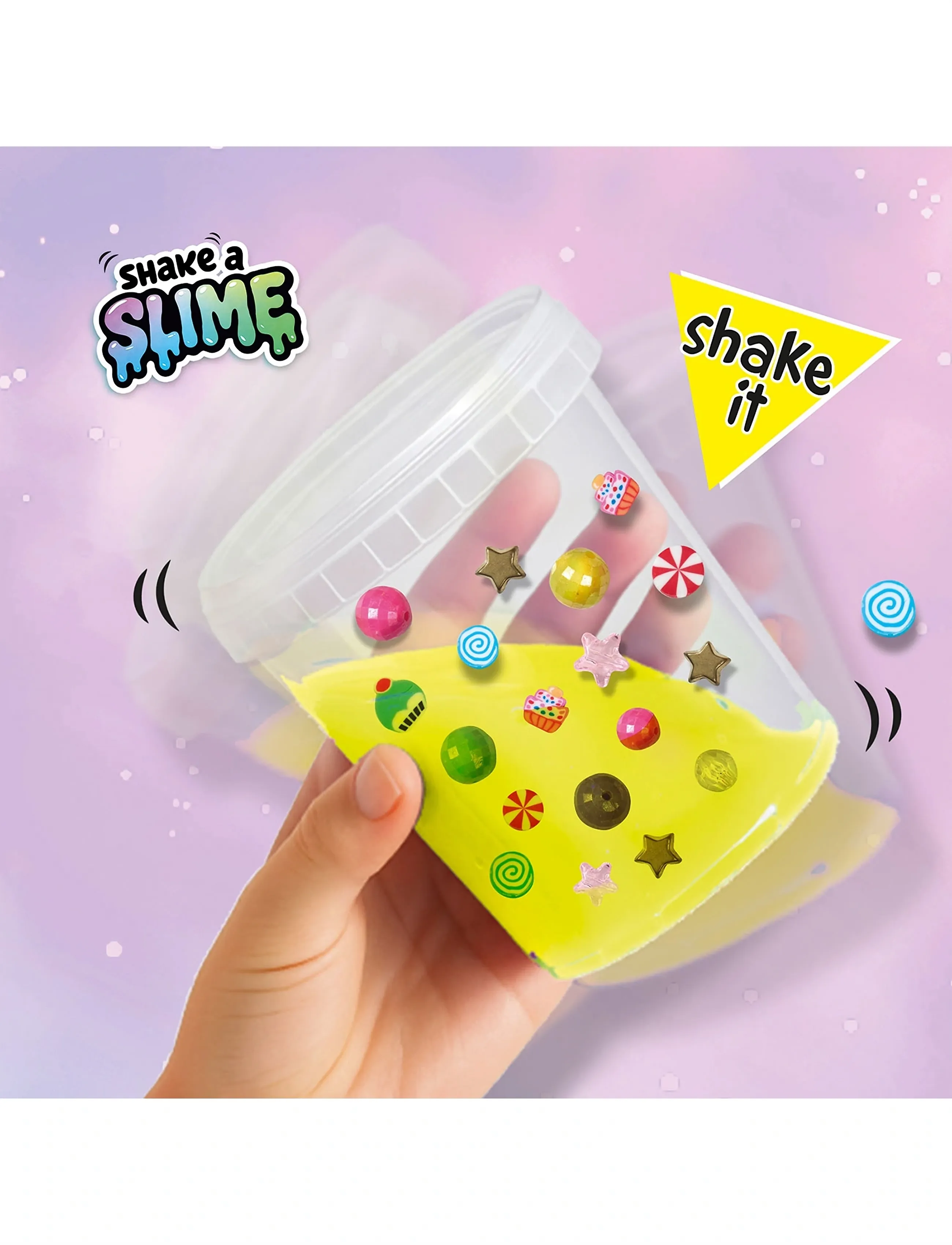 SES Creative - Shake-a-Slime - Candy Shop - schleim - yellow - 2