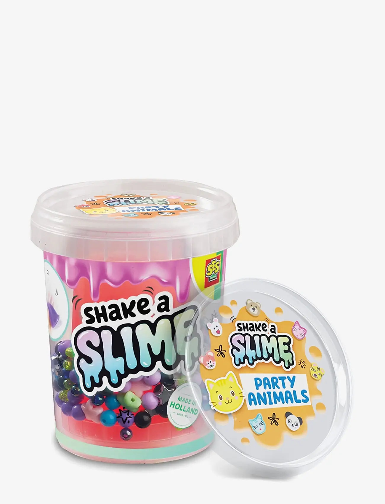 SES Creative - Shake-a-Slime - Party Animals - slim - orange - 1
