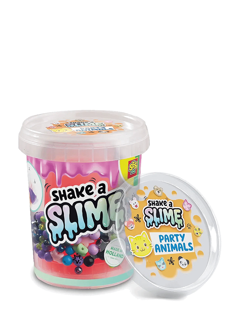 SES Creative - Shake-a-Slime - Party Animals - lima - orange - 1