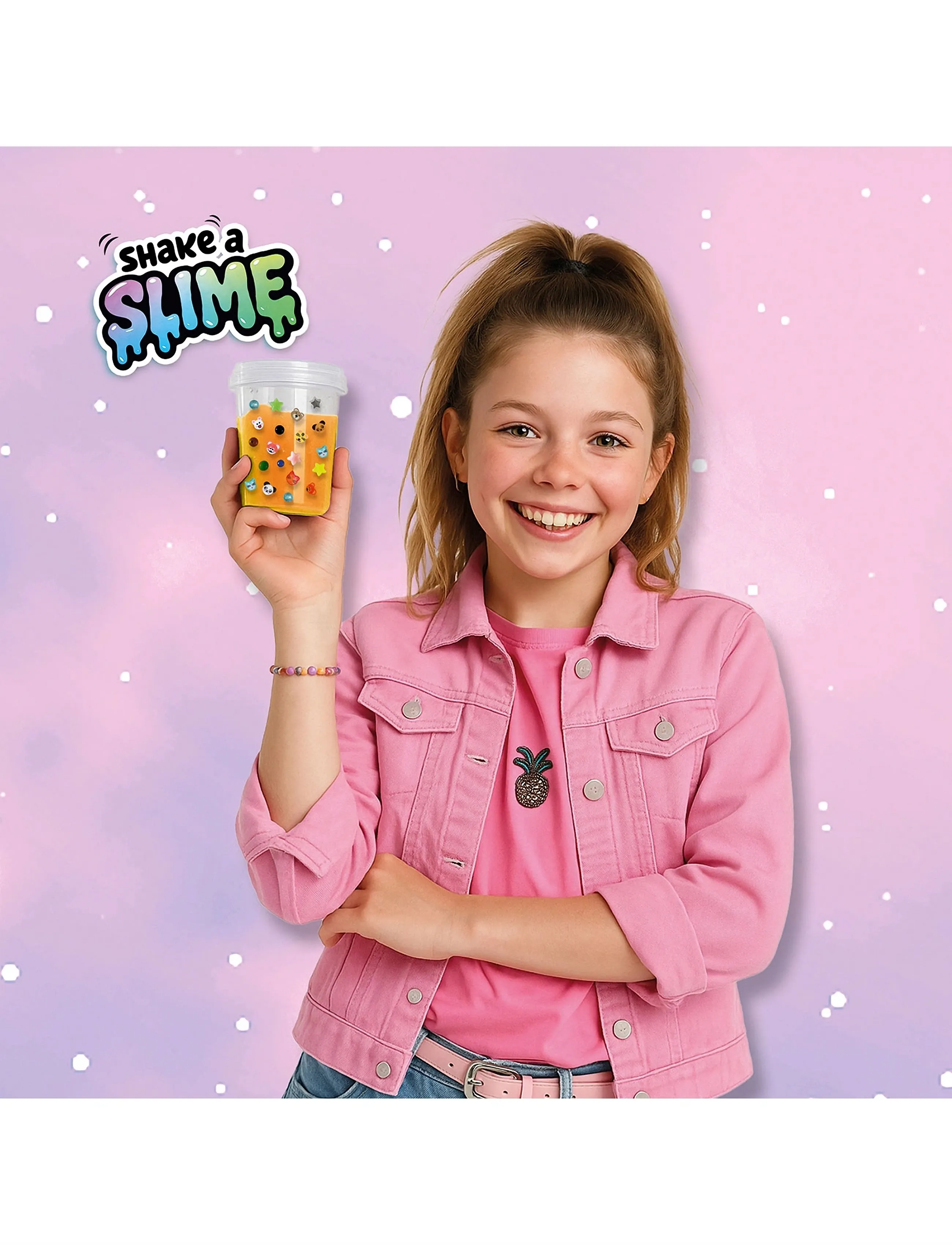 SES Creative - Shake-a-Slime - Party Animals - Šleikštukai, gleivės - orange - 3