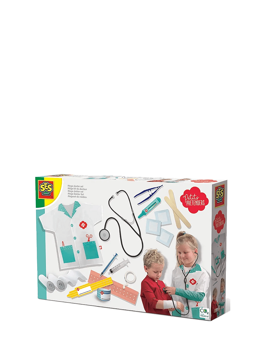 SES Creative - Mega doctor set - Pretend Play - white - 0