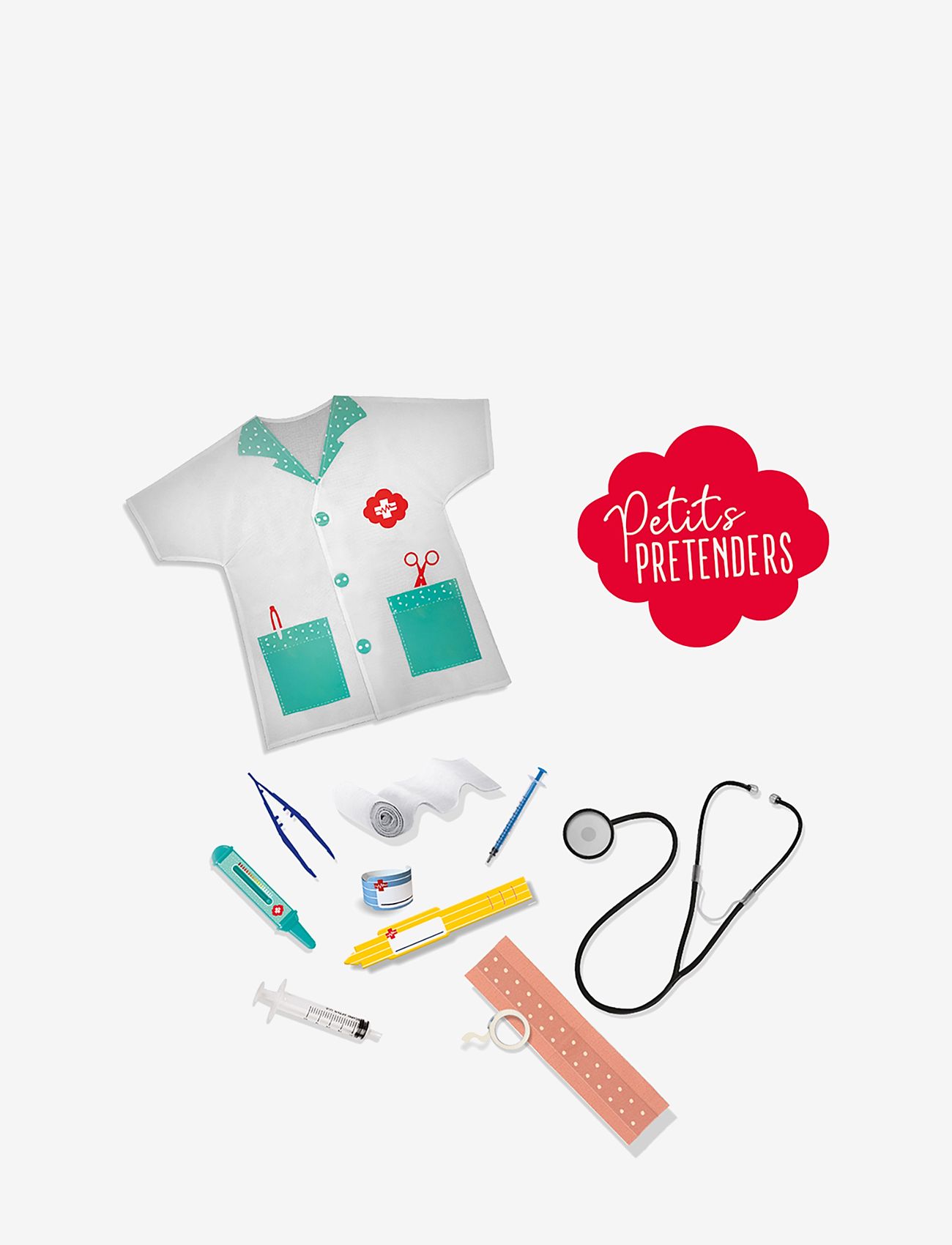 SES Creative - Mega doctor set - Pretend Play - white - 1