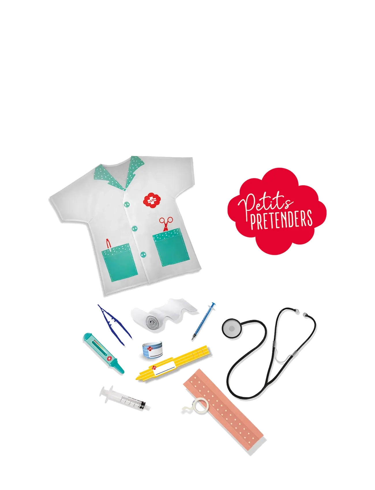 SES Creative - Mega doctor set - Pretend Play - white - 1