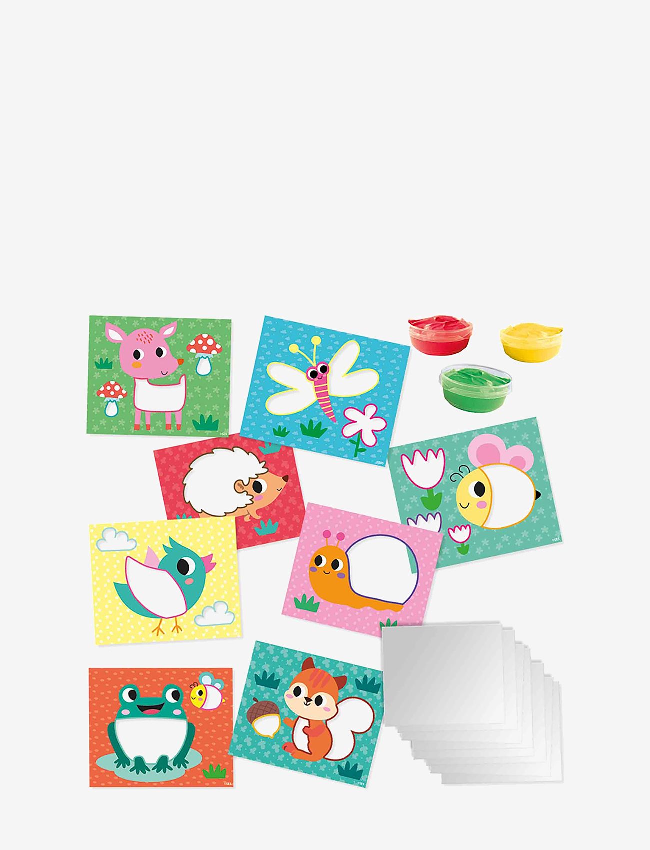SES Creative - Fingerpaint Cards - kreasæt - multi - 1