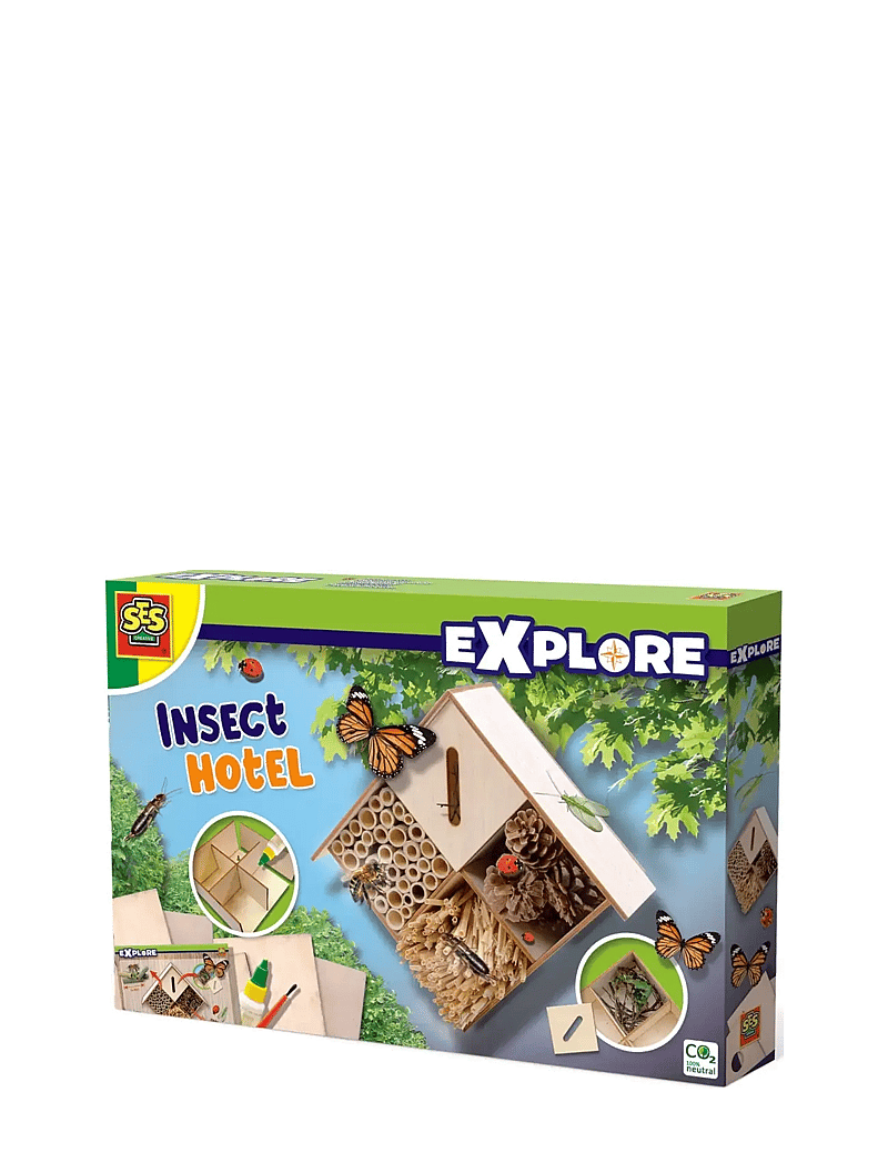 SES Creative - Insect hotel - käsitöökomplekt - wood - 0