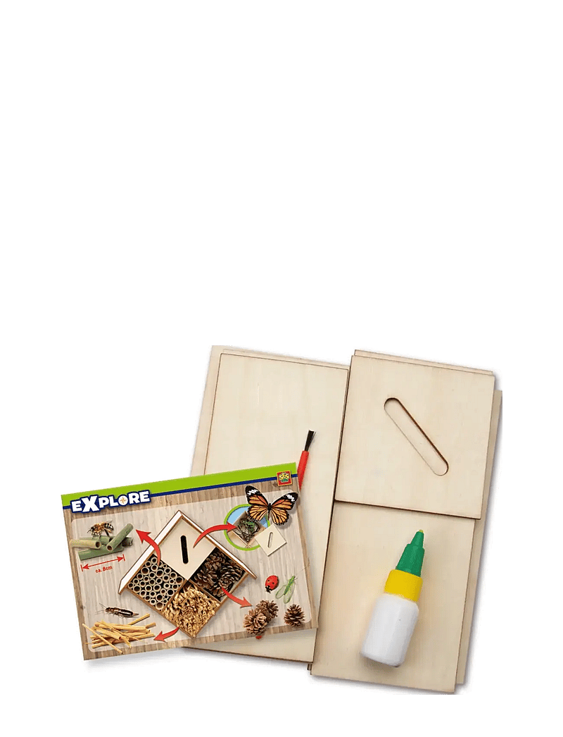 SES Creative - Insect hotel - käsitöökomplekt - wood - 2