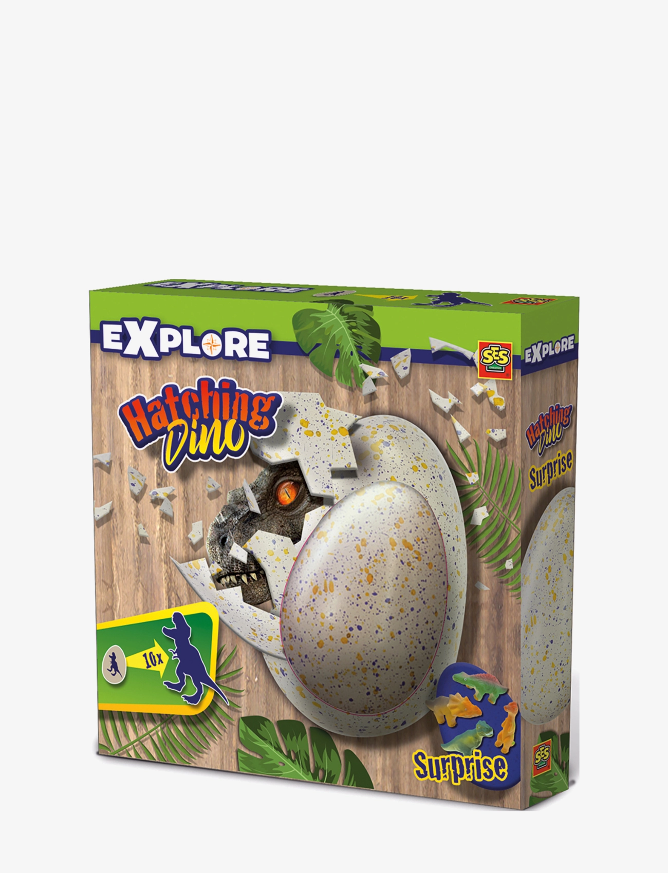 SES Creative Hatching Dino, One Size, Grey, Interaktive Dyr Og Robotter > Interaktive Dyr, Børn