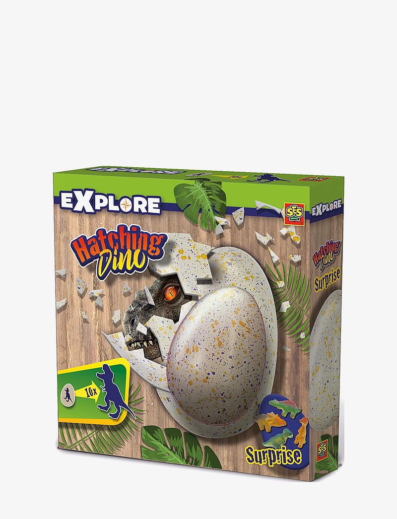 SES Creative - Hatching dino - interaktive tiere - grey - 0
