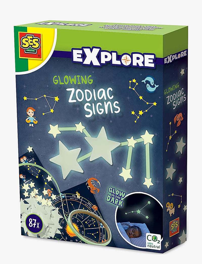 SES Creative - Glowing zodiac signs - katsed ja teadus - white - 0