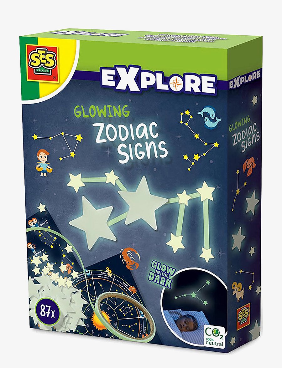 SES Creative - Glowing zodiac signs - steam-spielzeug - white - 0