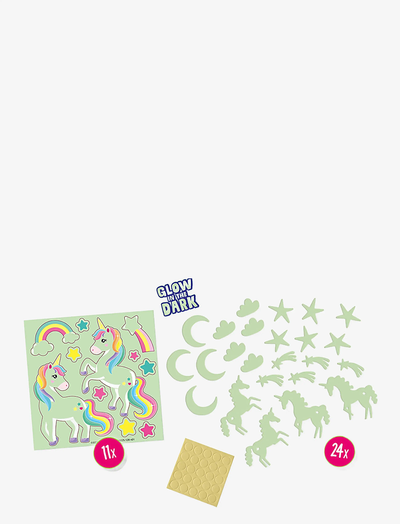 SES Creative - Glowing Unicorns - white - 1