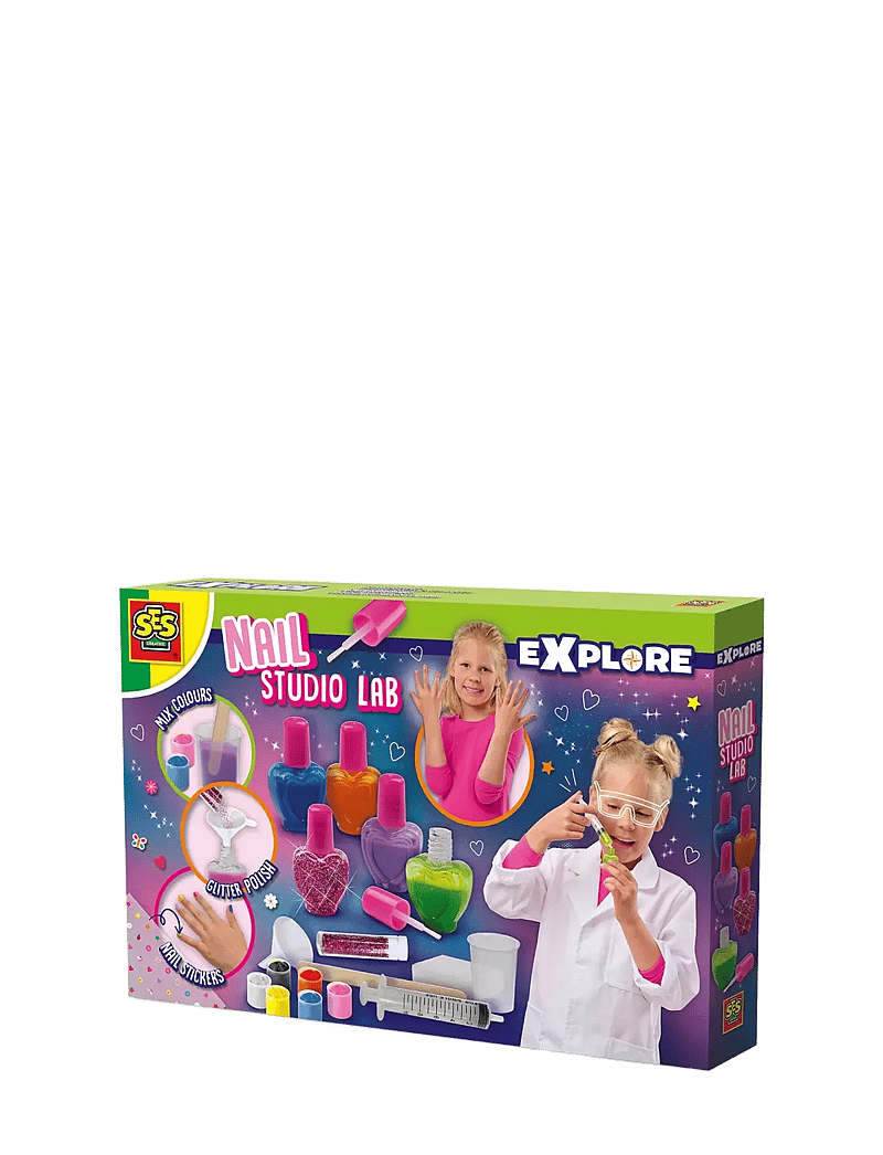 SES Creative - Make-up Lab - Nail Studio - käsitöökomplekt - multi - 1