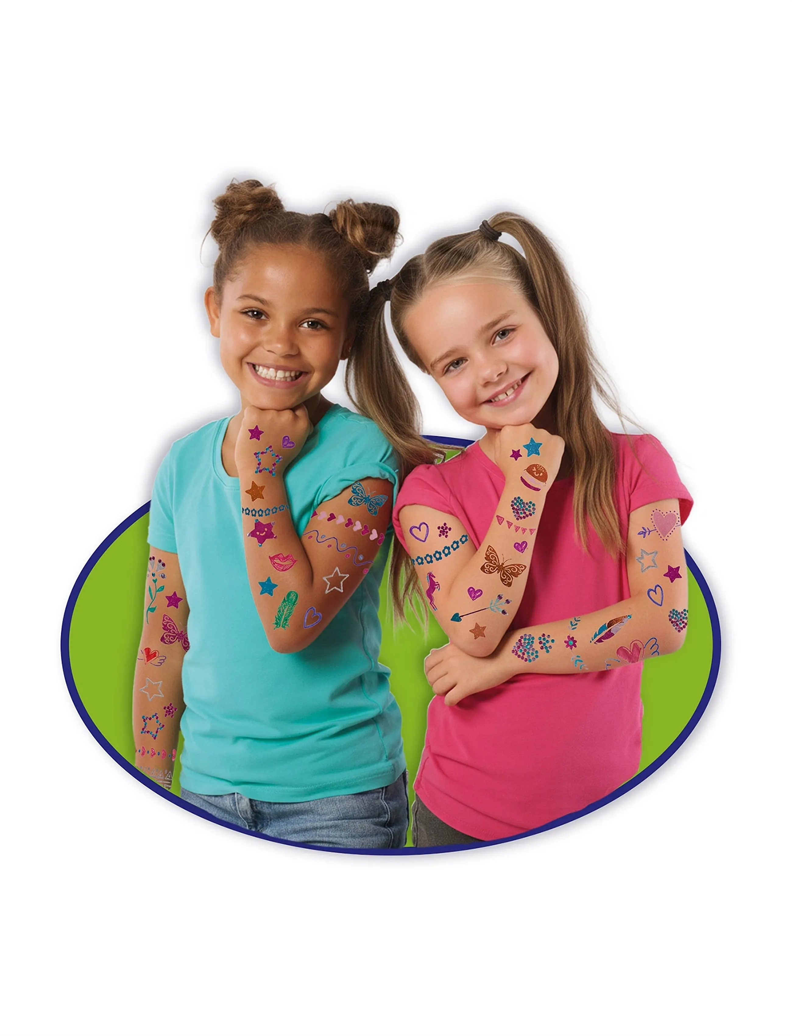 SES Creative Studio Lab Tattoos, One Size, Craft, Mehrfarbig/gemustert - Kinder
