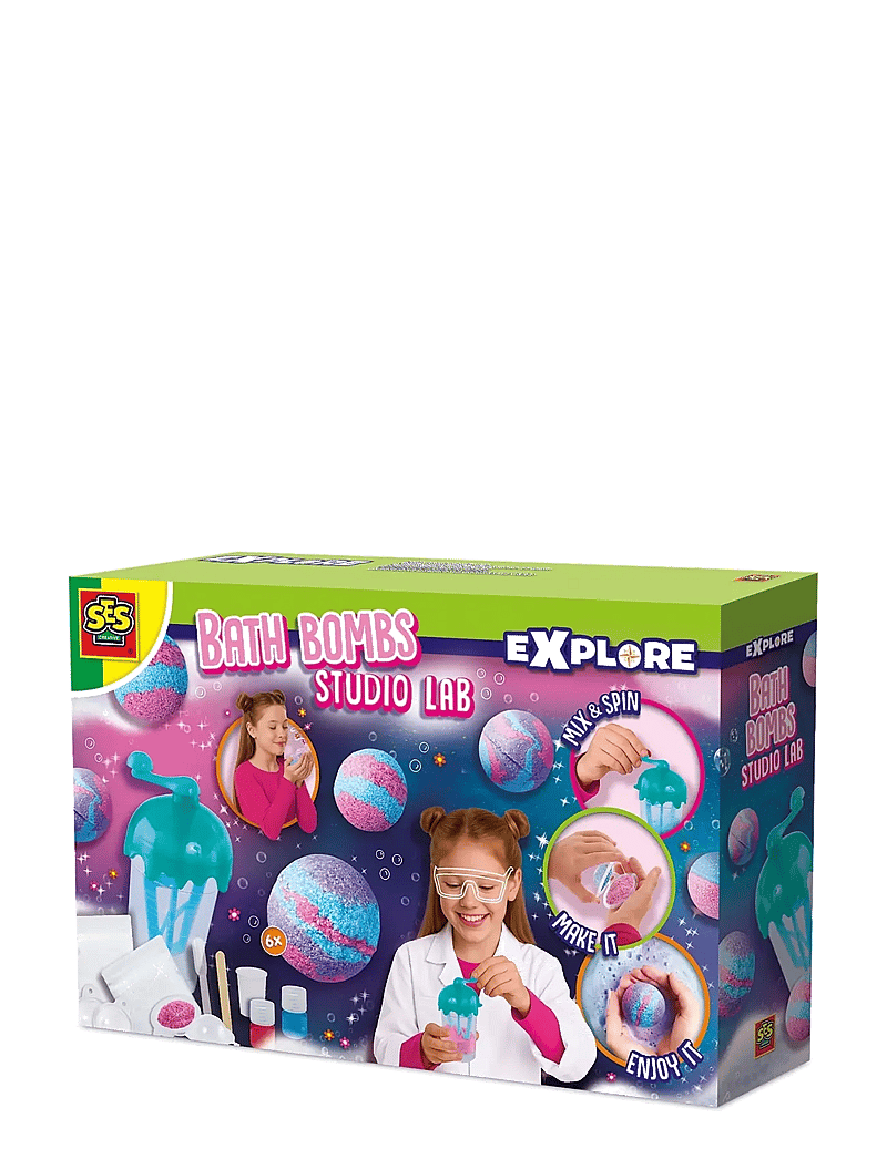 SES Creative - Studio Lab - Bath Bomb - käsitöökomplekt - multi - 1