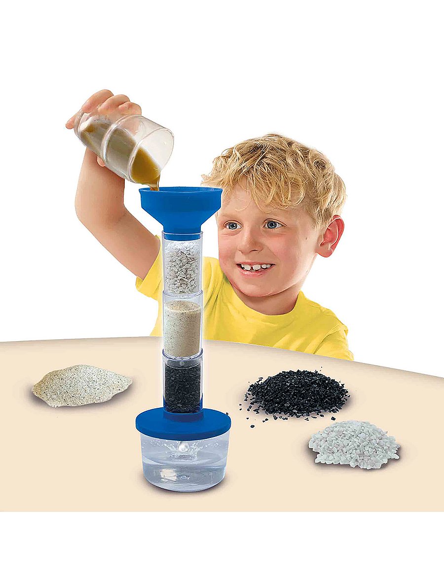 SES Creative - Water Cleaning Filter Experiment - steam-mänguasjad - blue - 0