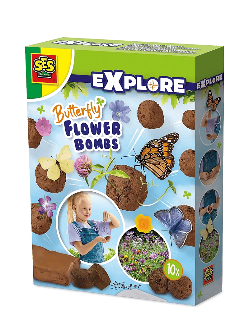 SES Creative - Flower Bombs - Butterfly - käsitöökomplekt - multi - 1
