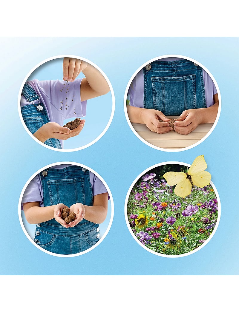 SES Creative - Flower Bombs - Butterfly - käsitöökomplekt - multi - 3