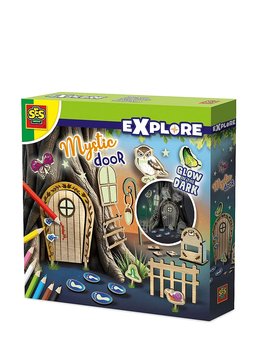 SES Creative - Mystic Door - Glow in the Dark - käsitöökomplekt - multi - 1