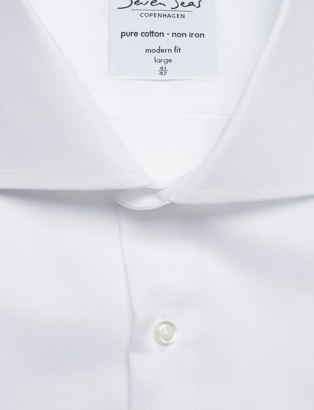 Seven Seas Copenhagen - SEVEN SEAS Fine Twill | modern - pidulikud särgid - white - 2