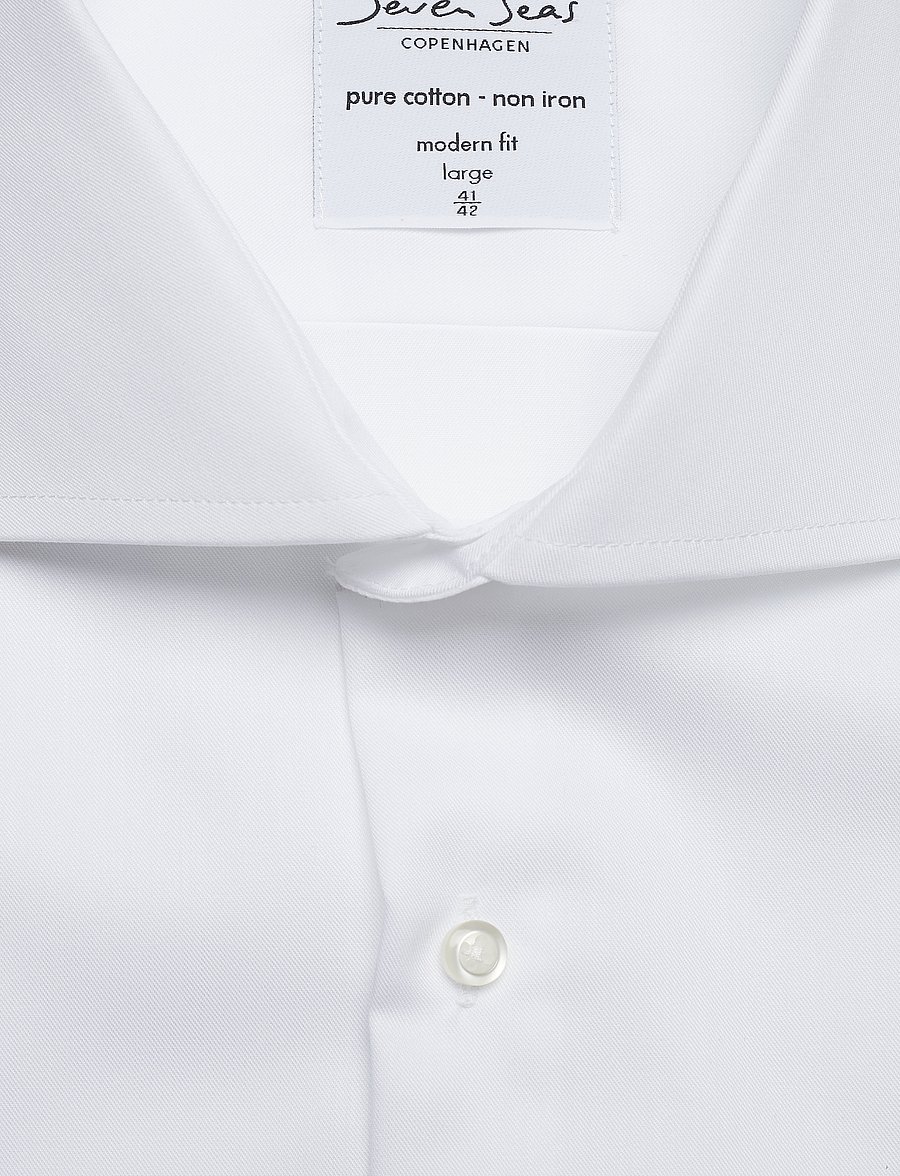 Seven Seas Copenhagen - SEVEN SEAS Fine Twill | modern - formelle hemden - white - 2