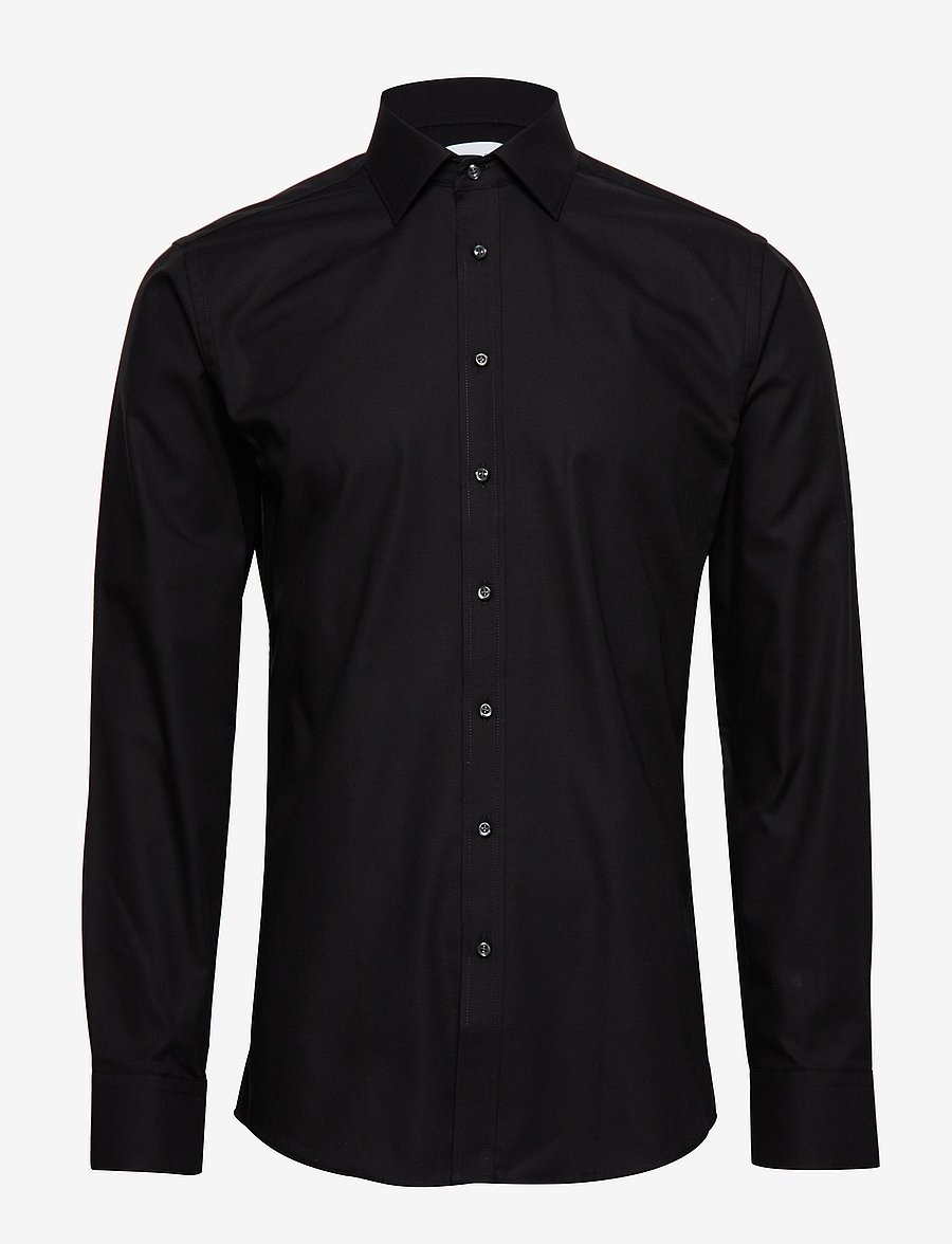 Seven Seas Copenhagen - SEVEN SEAS Fine Twill | slim - formelle skjorter - black - 0