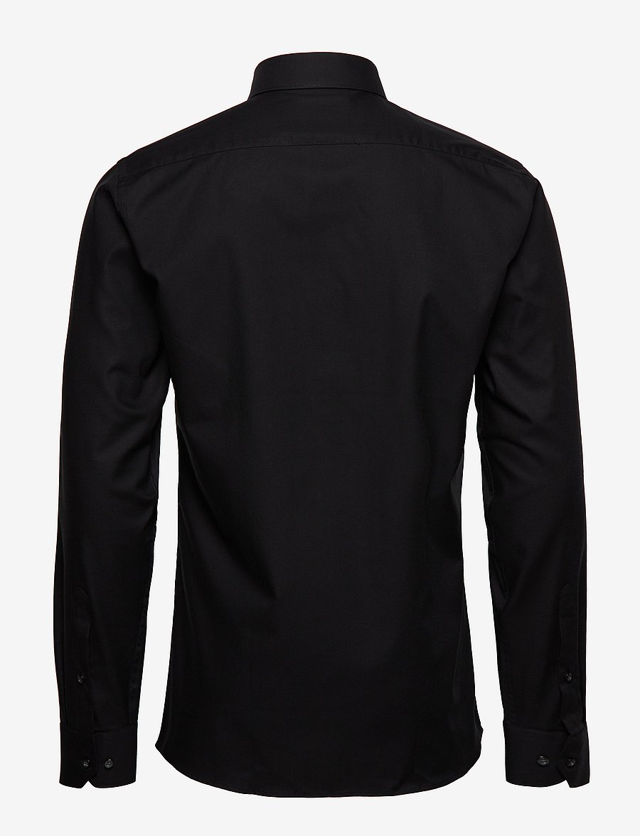 Seven Seas Copenhagen - SEVEN SEAS Fine Twill | slim - formelle skjorter - black - 1