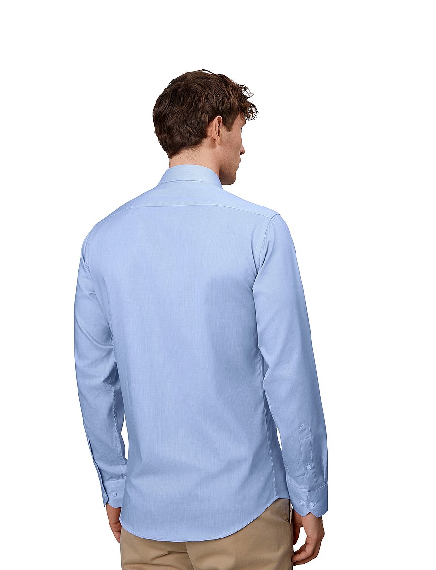 Seven Seas Copenhagen - SEVEN SEAS Fine Twill California | slim - ametlikud särgid - light blue - 5
