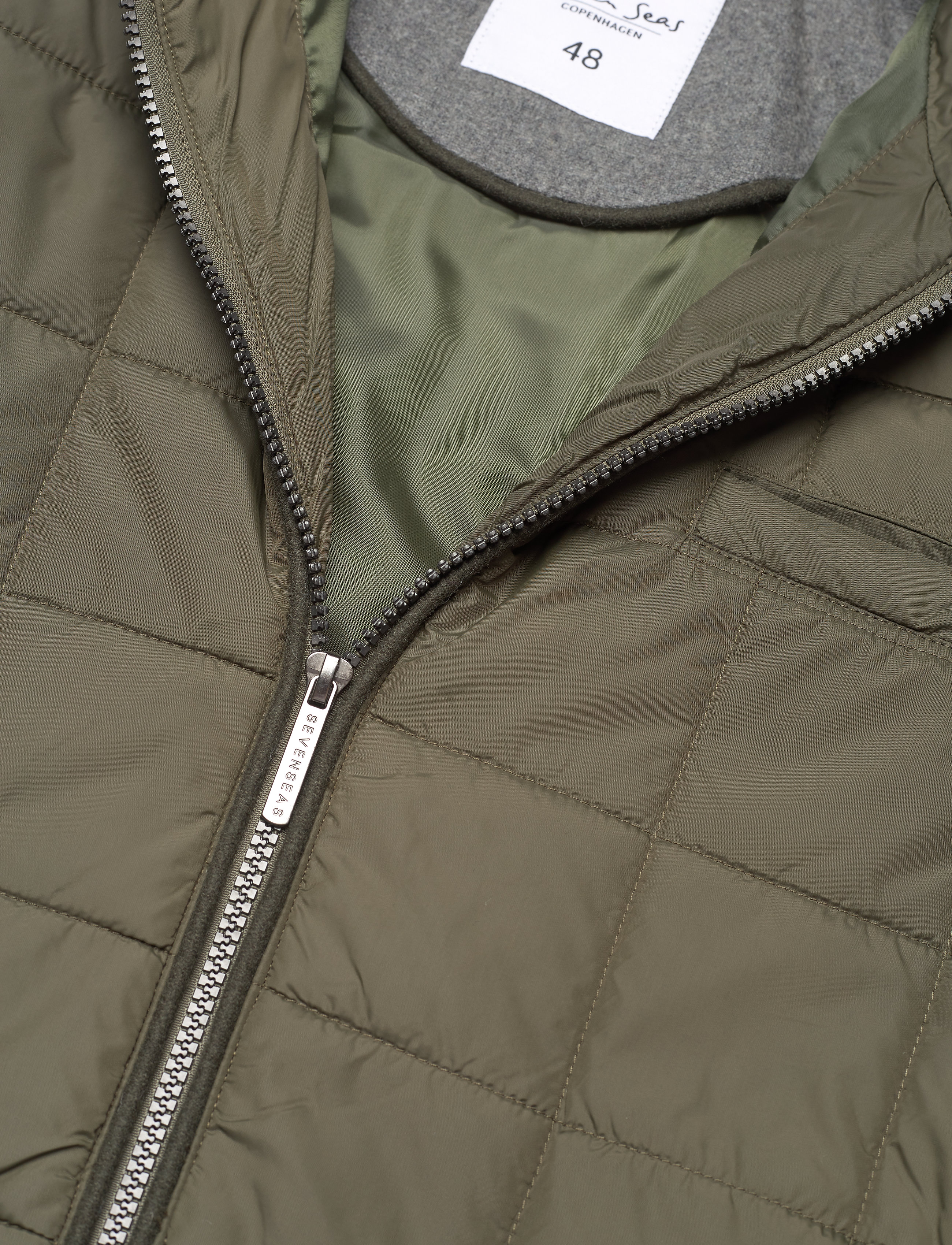 Seven Seas Copenhagen - SECOND SKIN JACKET - oliven - 2