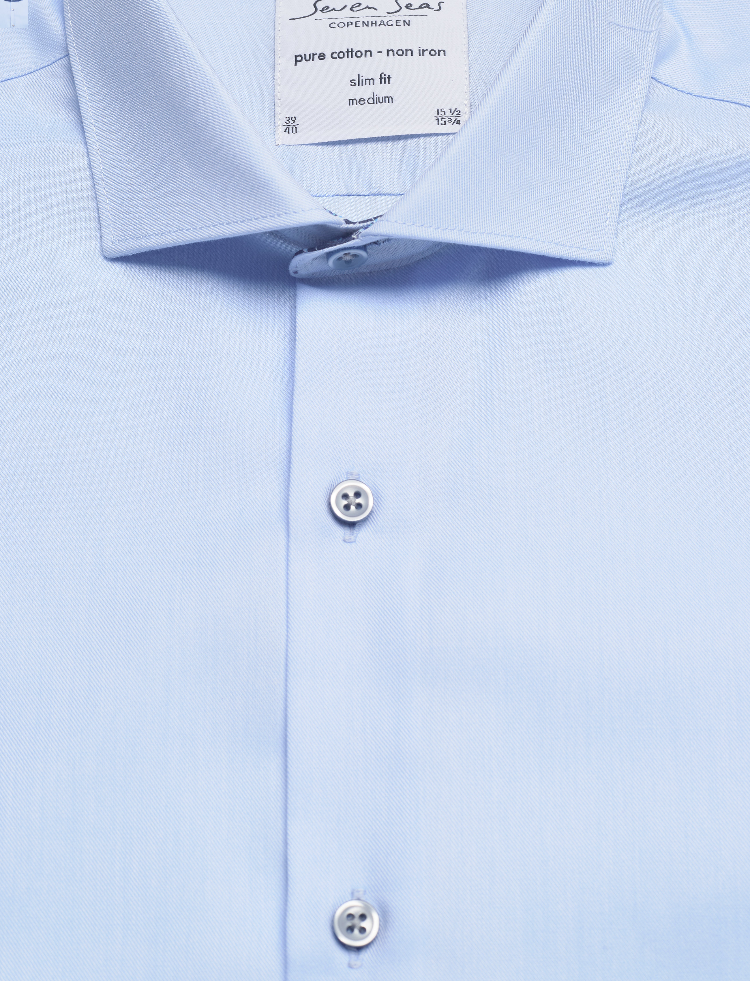 Seven Seas Copenhagen - Fine Twill - baby blue - 2