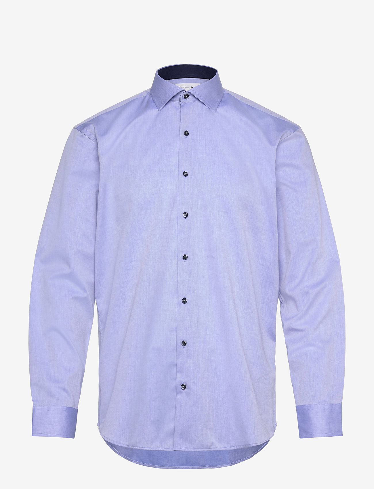 Seven Seas Copenhagen - SEVEN SEAS Fine Twill Contrast | modern - business-hemden - light blue - 0