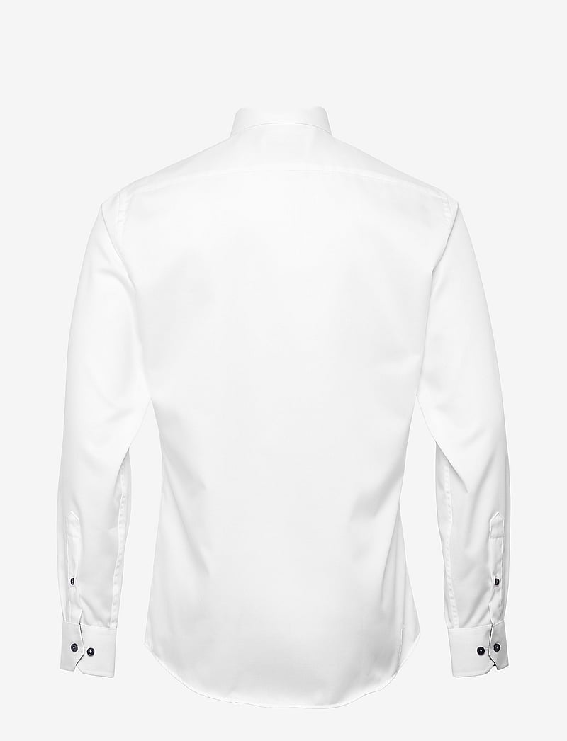 Seven Seas Copenhagen - SEVEN SEAS Fine Twill Contrast | slim - proginiai marškiniai - white - 1