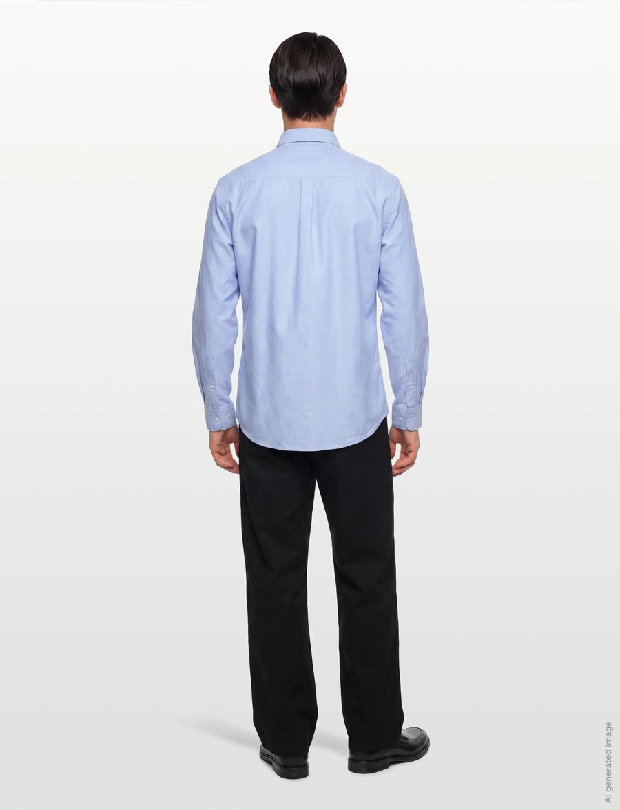 Seven Seas Copenhagen - SEVEN SEAS Oxford | modern - oxford-kauluspaidat - light blue - 4