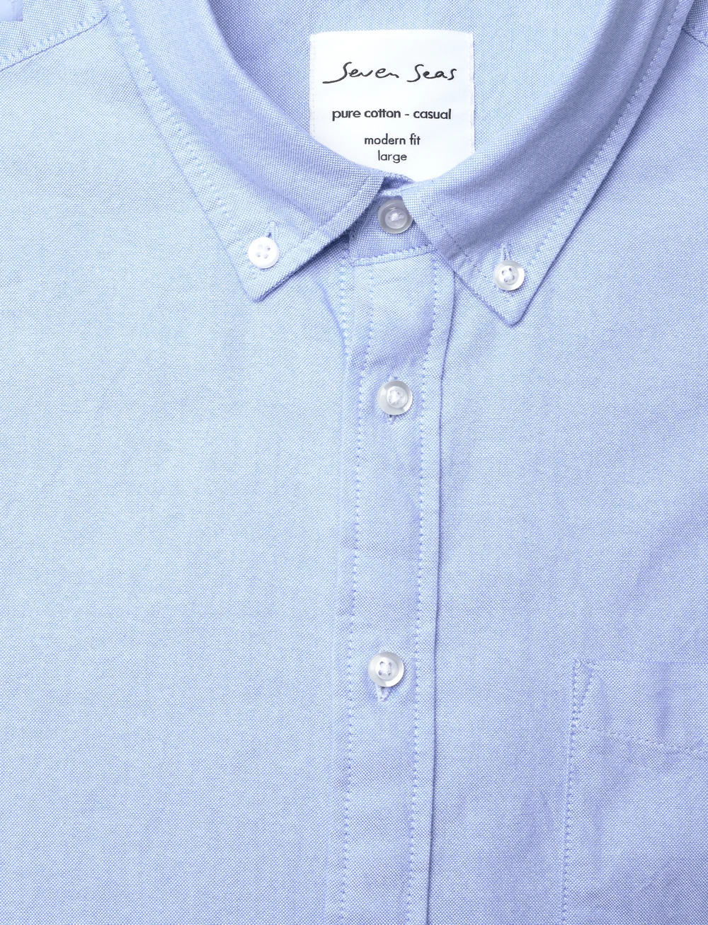 Seven Seas Copenhagen - SEVEN SEAS Oxford | modern - oxford shirts - light blue - 2