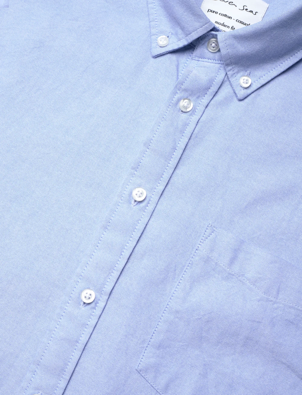 Seven Seas Copenhagen - SEVEN SEAS Oxford | modern - oxford shirts - light blue - 3