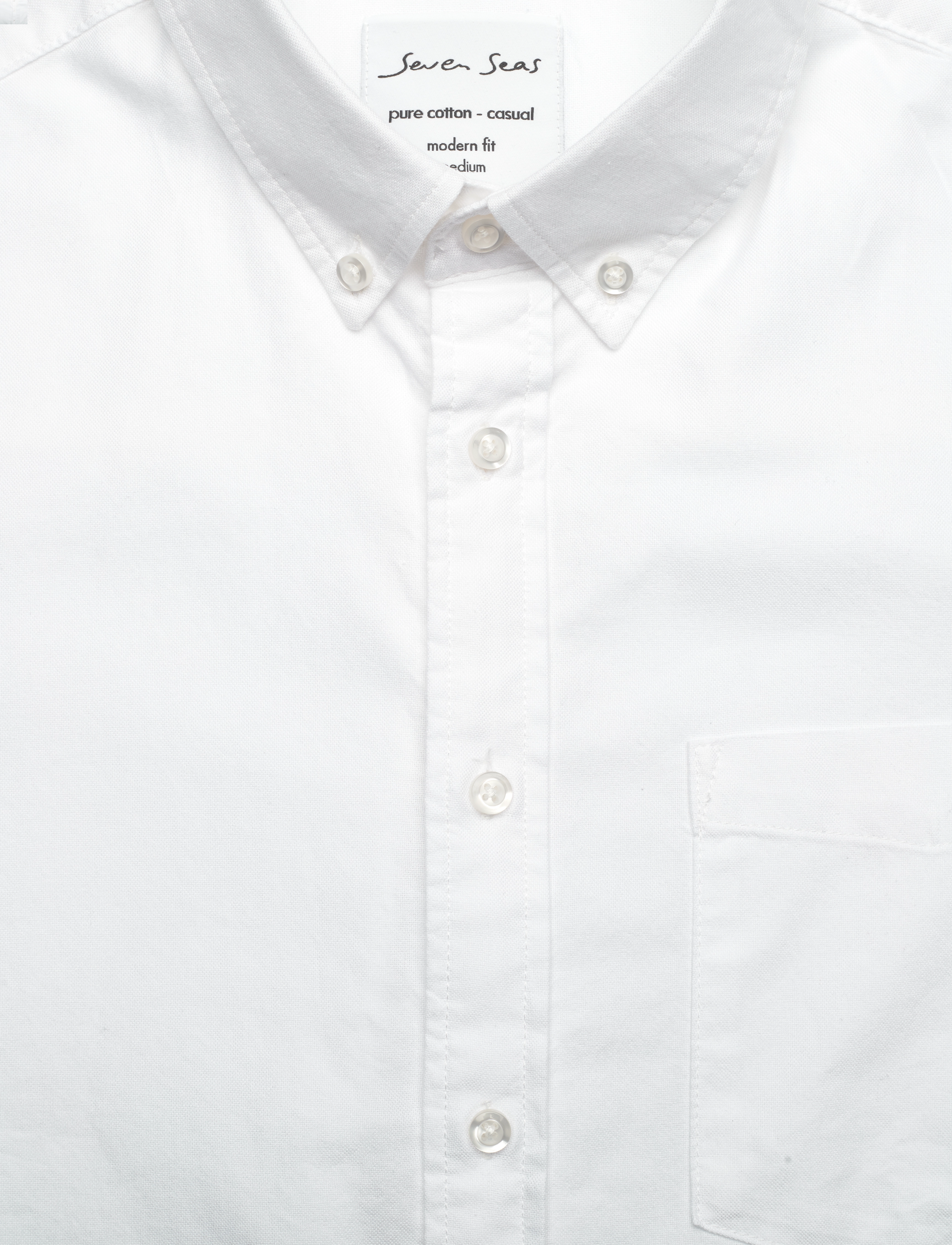 Seven Seas Copenhagen - SEVEN SEAS Oxford | modern - oxford-skjortor - white - 3